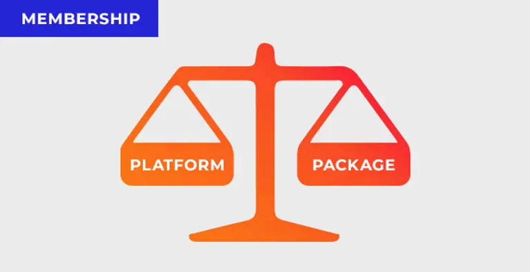Membership CRM Platform or Package solution. What's the difference?