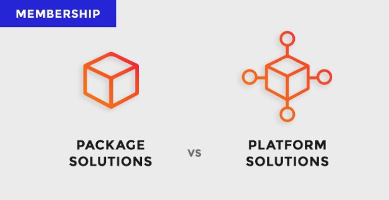 Platform vs package solution for membership organisations, which suits you?